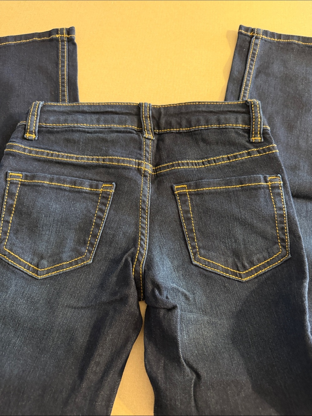 NWT Cat & Jack Dark Blue Flare Jeans - Girls slim bootcut size 7 - Picture 5 of 5